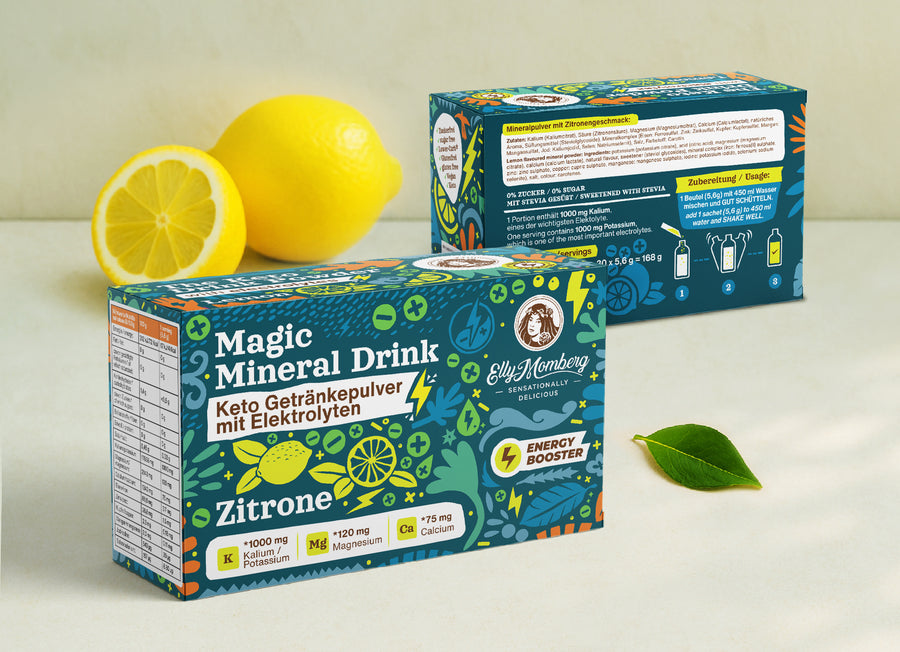 Elektrolyte Mineral Getränk | Zitrone | 30 Sachets | 168g