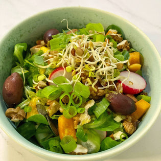  Salat Rezept - zuckerfrei - glutenfrei - lower carb - vegan