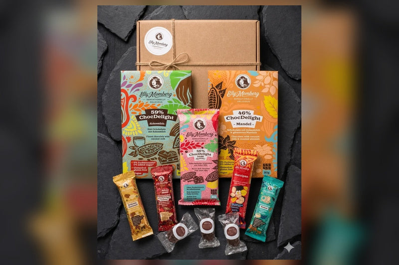 Elly Momberg Probier-Set S mit Schokolade, Schokoriegeln und Pralinen, Trüffel