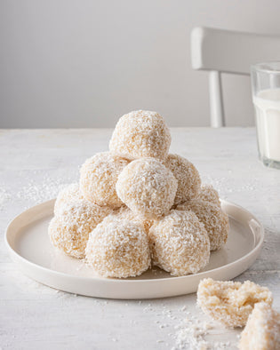  Vegane Raffaellos - glutenfrei - keto / paleo geeignet  - ohne Zuckerzusatz