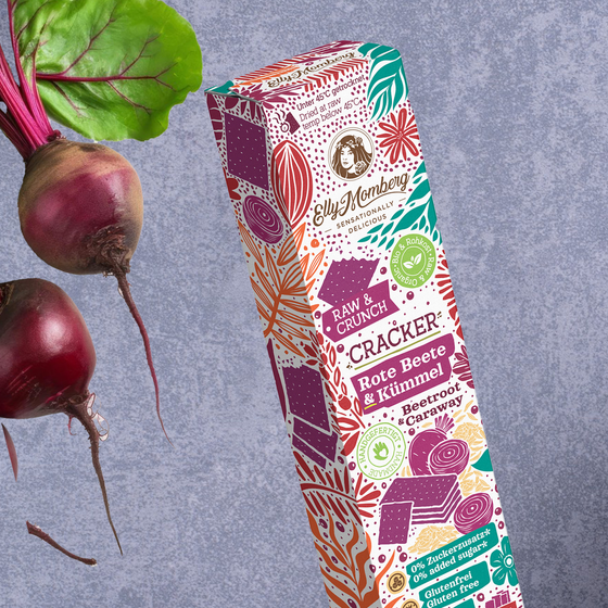 Raw Crackers - ORGANIC Beetroot & Caraway - coming soon! Raw & CRUNCH