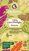 Bio Indian ChocDelight 84% mit Vanille und Cranberries - Vegane Schokolade, ohne Zuckerzusatz &amp; Glutenfrei, KETO MHD 7/24
