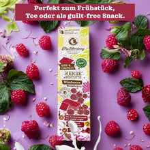  Raw food - ORGANIC Biscuits raspberry, cookies, sugar free, vegan, gluten free