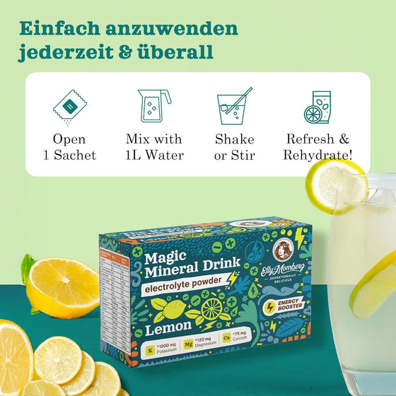 Electrolyte Mineral Drink - 30 Sachets Electrolyte Powder - 168 g