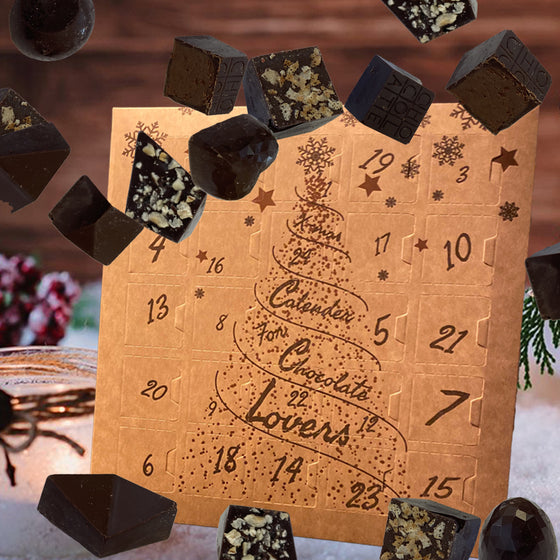 Vegan Praline Advent Calendar -  2024  - No sugar added -  gluten free - limited edition