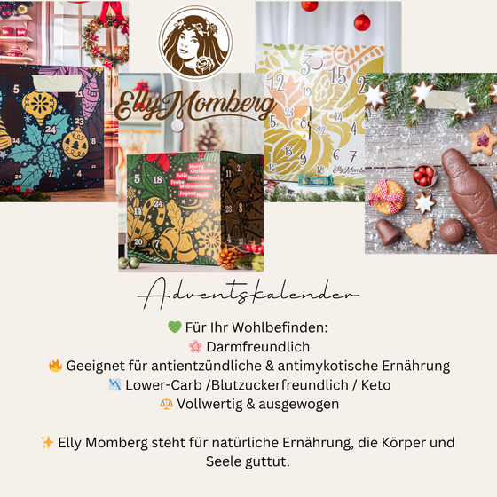Veganer Adventskalender Premium Deluxe 2025 – Zuckerfrei, Glutenfrei & 100 % Natürlich