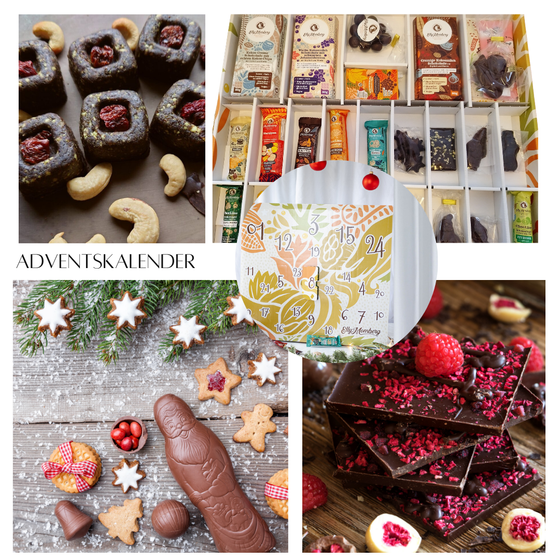 Veganer Adventskalender Premium Deluxe 2025 – Zuckerfrei, Glutenfrei & 100 % Natürlich