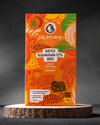 Bio Keto Schokolade 1, 6 Gramm Zucker auf 100 Gramm, zartschmelzend, 57%, 9,6 Gramm Netto Kohlenhydrate, kohlenhydratearm, Diät, ohne Zuckerzusatz, vegan, glutenfrei, Kakao aus Tomé, Afrika, Elly Momberg