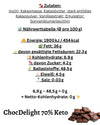 ChocDelight 70% KETO - Bio Keto dark chocolate - 90g - vegan, glutenfrei, keto, lower carb, 0 % added sugar