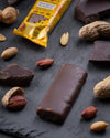 salty peanut gourmet bar, snack, no added sugar, vegan, gluten free, lower carb, keto, for diabetics