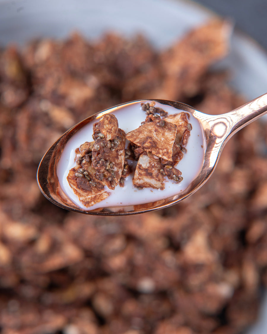 Granola, Msli, Keto, Schoko, Haselnuss, zuckerfrei, vegan, glutenfrei, Diabetiker, Diät