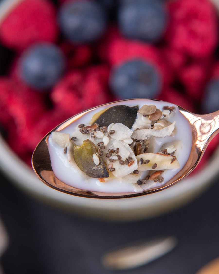 Granola, Msli, Keto, Schoko, Haselnuss, zuckerfrei, vegan, glutenfrei, Diabetiker, Diät