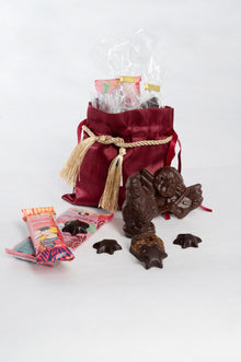  Weihnachtssäckchen - Weihnachtsgeschenk - Schokolade Pralinen Schoko-Engel, Sterne, Carob Münzen, Marzipan - ohne Zuckerzusatz, vegan, glutenfrei, ketofreundlich