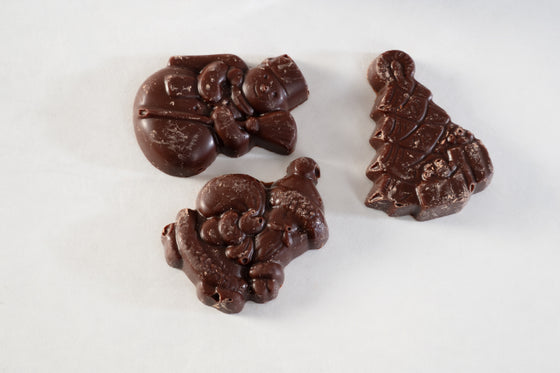 Schoko-Sterne 50 g – ohne Zuckerzusatz, keto, lower carb, glutenfrei, vegan