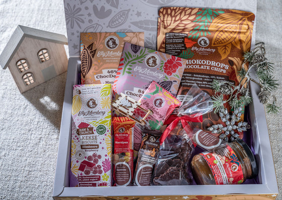 Vegan* Advent / Christmas Box L  –  Weihnachts Genuss Box - Christmas Delight Box - Edition 2025 | No Sugar Added, Gluten-Free & 100% Natural - Advent Calendar