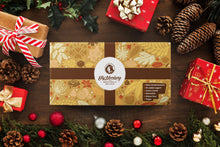  Geschenkbox GOLD - DELUXE 2 - mit Schokoriegeln & Pralinen, Keto-Aufstrichen, Trinkschokoladepulver -0% Zuckerzusatz, glutenfrei, vegan