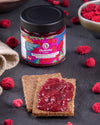 Himbeer-Fruchtaufstrich, Marmelade mit Erythrit gesüßt von Elly Momberg