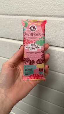  ChocDelight DARK 56 % mit Kakaonibs 44 g – Ohne Zuckerzusatz & Glutenfrei, Kohlenhydratreduziert – Keto-geeignet