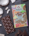 Kokosmilch Schokolade 59%, vegan, ohne Zuckerzusatz, glutenfrei, keto freundlich, Elly Momberg