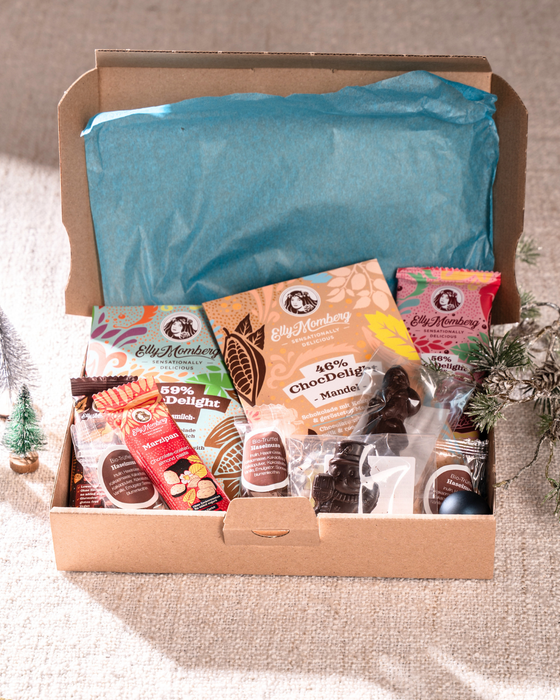 Veganen Advents-/Weihnachtsbox – Adventsfreude Edition 2025*. | Ohne Zuckerzusatz, Glutenfrei & Keto-freundlich