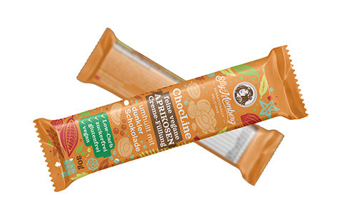 ChocLine Apricot - ChocLine Aprikose - limited edition Vegan Chocolate, No Added Sugar & Gluten Free