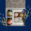 Exquisite Gift Box - with chocolate hazelnut spread, chocolate almond  spread, bars of chocolate and Riegel