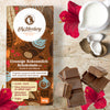 Cremige Kokosnussmilchschokolade 80g - Vegane Schokolade, ohne Zuckerzusatz und glutenfrei
