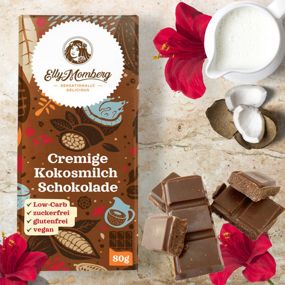 Elly Momberg Cremige Kokosmilch Schokolade 